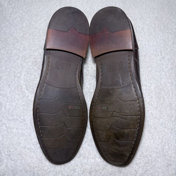 Johnston Murphy Mens 12M Warner Chukka Boots Mahogany Leather Ankle 20-3874 - Picture 7 of 8